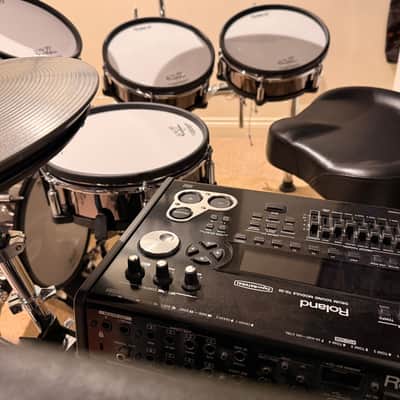 Roland TD-30K V-Drum Kit with Mesh Pads 2010s - Black