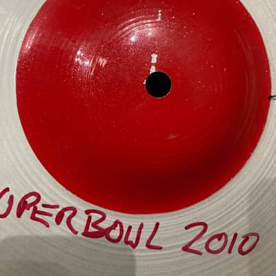 Zak Starkey's The WHO Zildjian Custom "RAF Target" Logo 22" Cymbal from Super Bowl 2010 Halftime Show. Signed by The WHO!! image 13