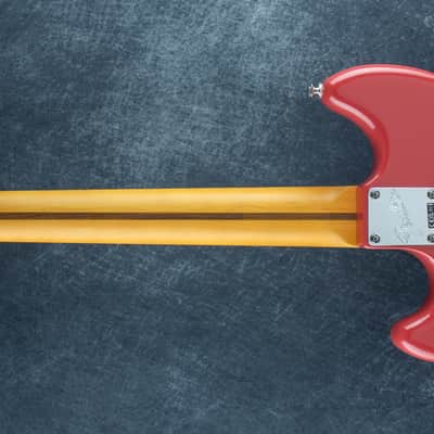 Fender American Pro Classic Mustang Bass Maple Faded Dakota Red US25090797 image 2