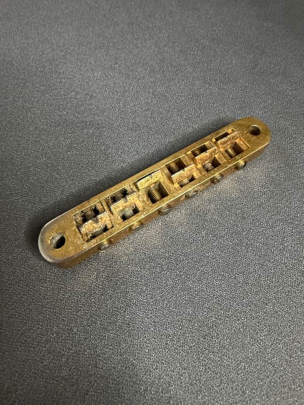 Schaller Vintage Schaller / Made in Germany ABR-1 Tune-O-Matic Bridge Gold Gibson Les Paul SG ES image 1
