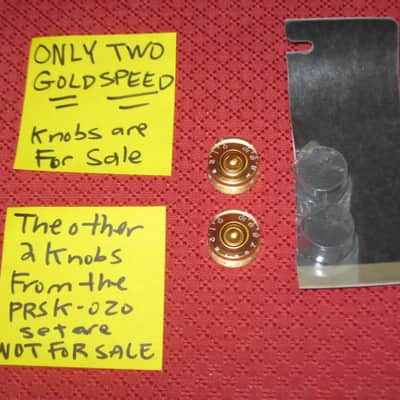 TWO new genuine Gibson GOLD SPEED KNOBS (ONLY TWO of the 4 knobs from the PRSK-020 set are for sale) image 2