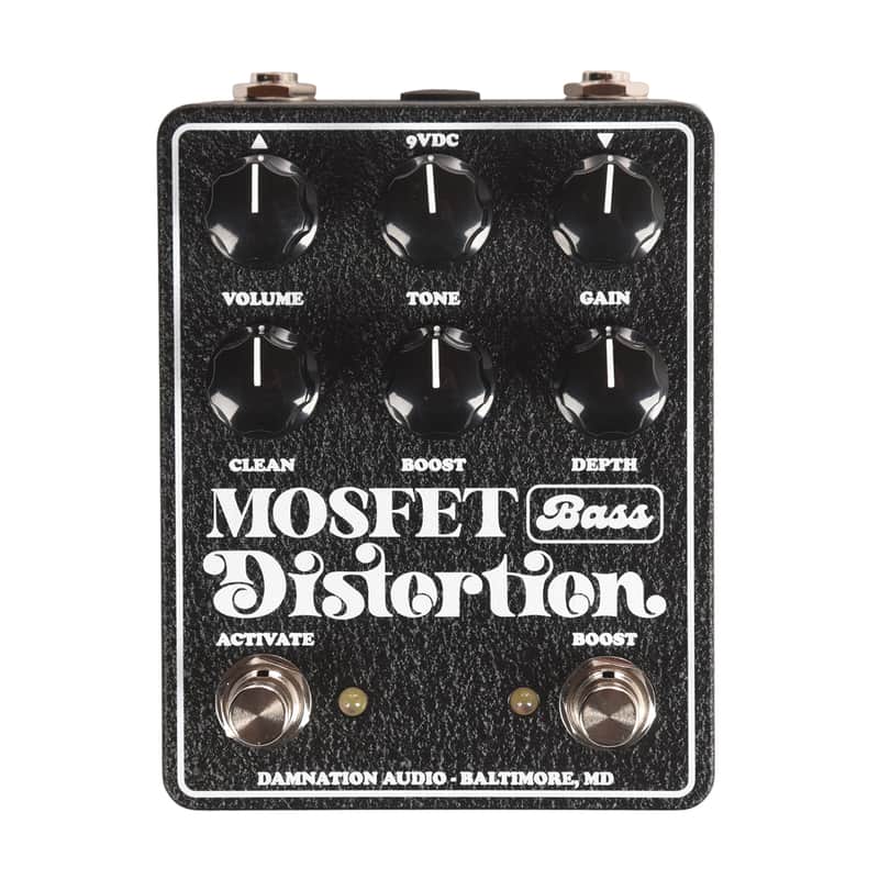 Damnation Audio Mosfet Bass Distortion V3 Pedal image 1