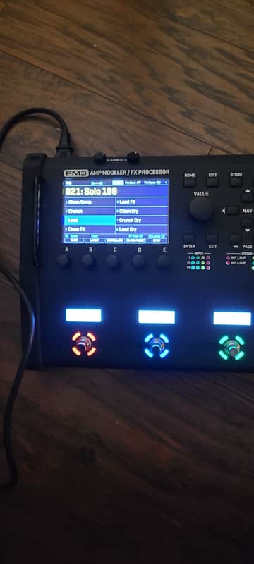 Fractal Audio FM3 Amp Modeler / FX Processor 2020 - 2022 - Black image 1