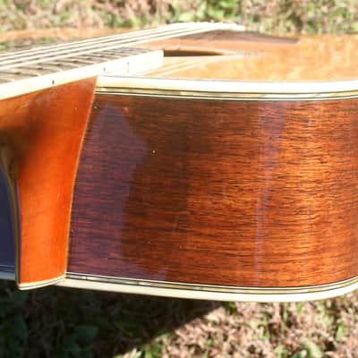 1975 Yairi YW-600 Dreadnought Guitar New Jacaranda Natural+Hard Case image 12