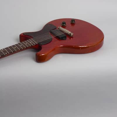 Gibson  Les Paul Junior Solid Body Electric Guitar (1959), ser. #935049, original brown hard shell case. image 7