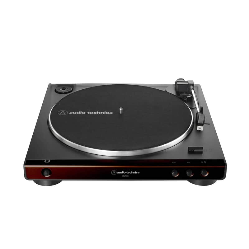 Audio-Technica: AT-LP60X-BW Automatic Turntable - Brown / Black (Open Box Special)