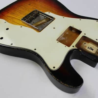 MJT Official Custom Order Vintage Aged Nitro Guitar Body by Mark Jenny VTT CUSTOM Sunburst image 2