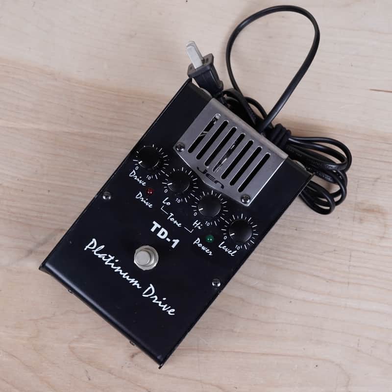 Jen TD-1 Platinum Drive Overdrive Effect Pedal Black 100V image 1