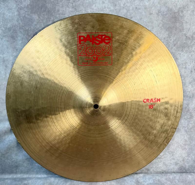 Paiste 18" 2002 Crash Cymbal 1980 - Present - Traditional image 1