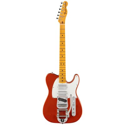 Fender Stories Collection Mike Campbell Red Dog Telecaster® Electric Guitar - Maple Fingerboard - Red Dog Red image 2