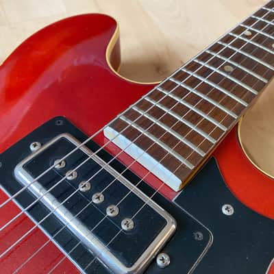 Rare early 70‘s Framus Caravelle 5/117 in cherry finish image 8