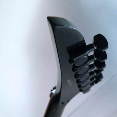 1987 MIJ By ESP Kramer Bluesbreaker 308, Metallic Gun Metal Grey, OFR, Gig Bag image 9