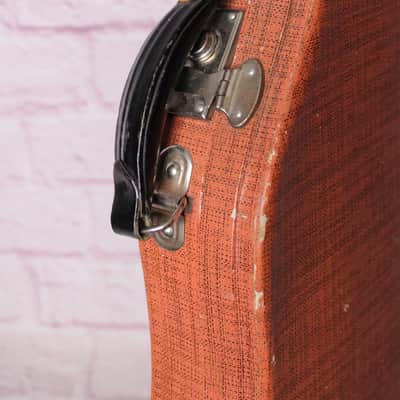 👀 Rare 1960's Woodward Electric Guitar w/ Original Faux Tweed Case Teisco Hoshino Ibanez image 12
