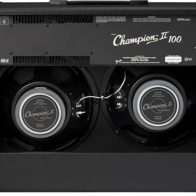 Fender Champion II 100-Watt Blackout 2x12 Combo Electric Guitar Amplifier image 5