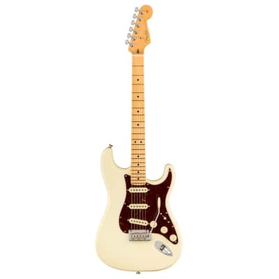 Used Fender American Professional II Stratocaster - Olympic White w/Maple FB image 2