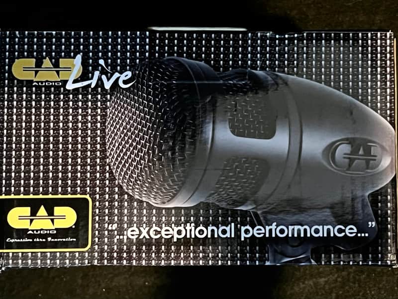 CAD D88 Supercardioid Kick Drum Microphone 2010s - Black image 1