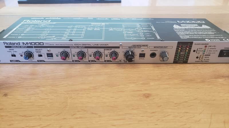 Roland M-1000 10-Channel Digital Line Mixer | Reverb