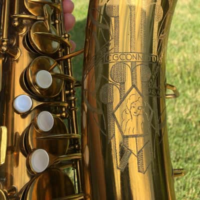 SUMMER DEAL CONN SAXOPHONE 6M VIII MATCHING VII NECK 1941 NAKED LADY ORIGNAL FINISH SWEET ORIGINAL CASE RECENTLY SERVICED DID NOT NEED ANYTHING PLAY TESTED image 14