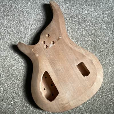 Mahogany Wood DIY Project Bass Guitar Body image 4