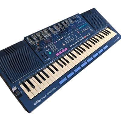 Yamaha PSS-51 Vintage Vector Synthesizer Keyboard 61-Key MIDI 8-Track Sequencer