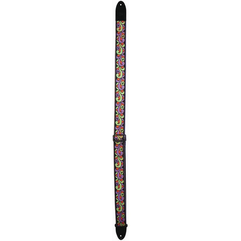 LM FF-15P Retro Series Jacquard Guitar Strap image 1