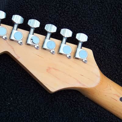 Beautiful Tahitian Coral Strat Vintage+Working BridgeTone+Treble Bleed+7-Sound Switching +Maple Neck + All Frets Leveled, Crowned and Polished! image 5