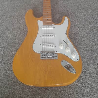 AlfaTone Stratocaster 1970s - Natural Hinoki VG Cond RARE image 2