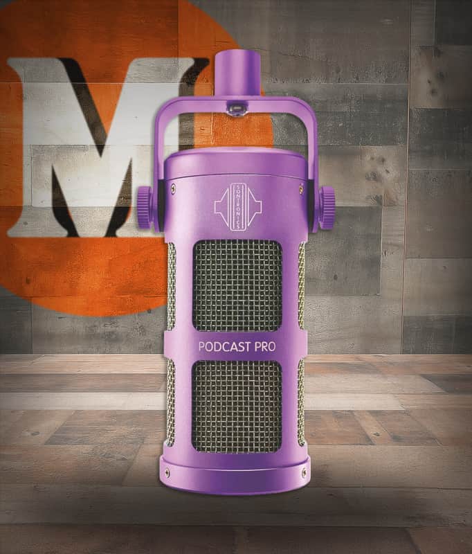 Sontronics Podcast Pro - Dynamic Podcast / Streaming / Broadcast / Gaming Microphone - Purple (STPCP-PUR-U) image 1