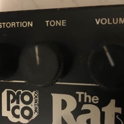 1981 ProCo RAT Distortion Pedal, Big Box, Tone Knob, Holy Grail image 7