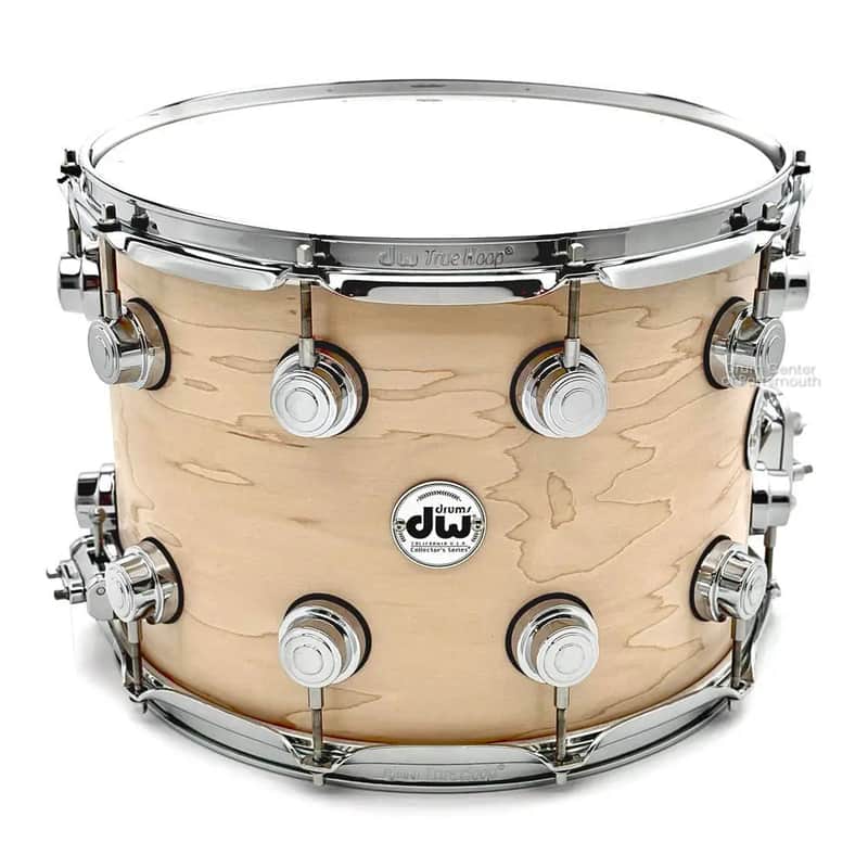 DW Collectors Maple Snare Drum 14x10 Satin Natural image 1