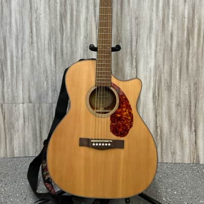 Fender CC-60SCE Concert Acoustic-Electric Guitar 2022 - Natural image 1