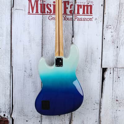 Fender Player Plus Jazz Bass 4 String Electric Bass Guitar Belair Blue w Gig Bag image 7