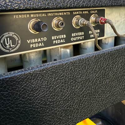Fender Deluxe Reverb "Drip Edge" 2-Channel 22-Watt 1x12" Guitar Combo 1968 - 1969 - Silverface image 7
