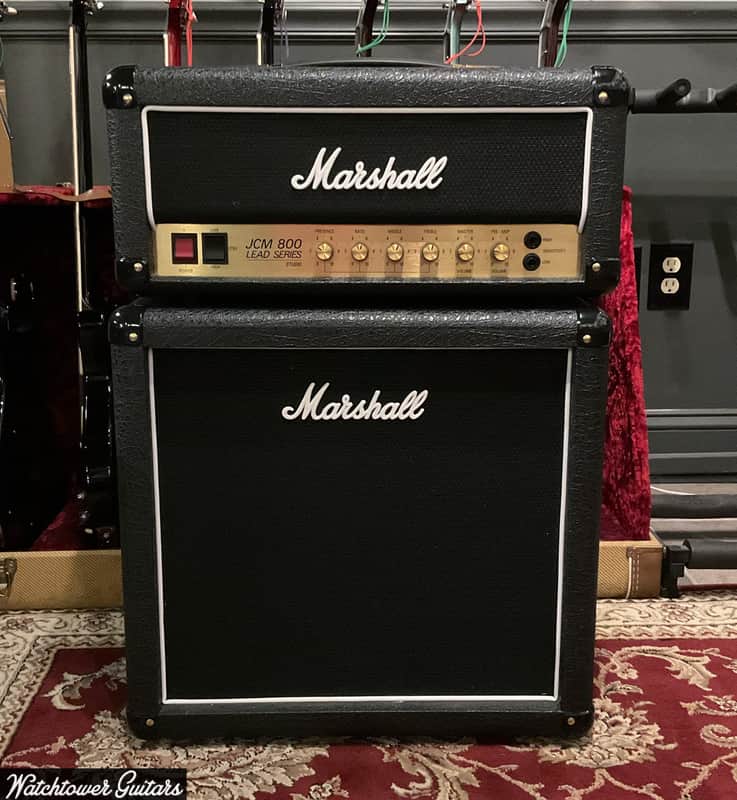 Marshall Studio Classic SC20H "JCM 800 Lead Series" 20-Watt Guitar Amp Head & SC 1x12 Cabinet image 1