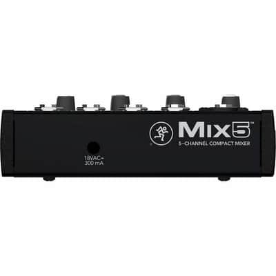 Mackie Mix5 5-Channel Analogue Studio Mixer image 5