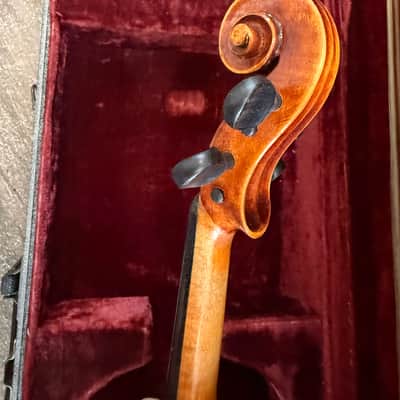 German Violin with case and bow, full size. William Lewis brand brand German Violin. Full size with case and bow. image 12