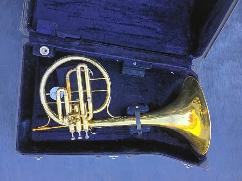 Conn  Mellophonium 1975 - Lacquer. Excellent playing condition, with very rare Conn melophonium mouthpiece. image 1