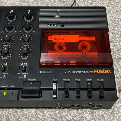 [Excellent] FOSTEX X-15 MULTITRACKER Compact 4 TRACK CASSETTE Recorder [Half speed modded] image 5