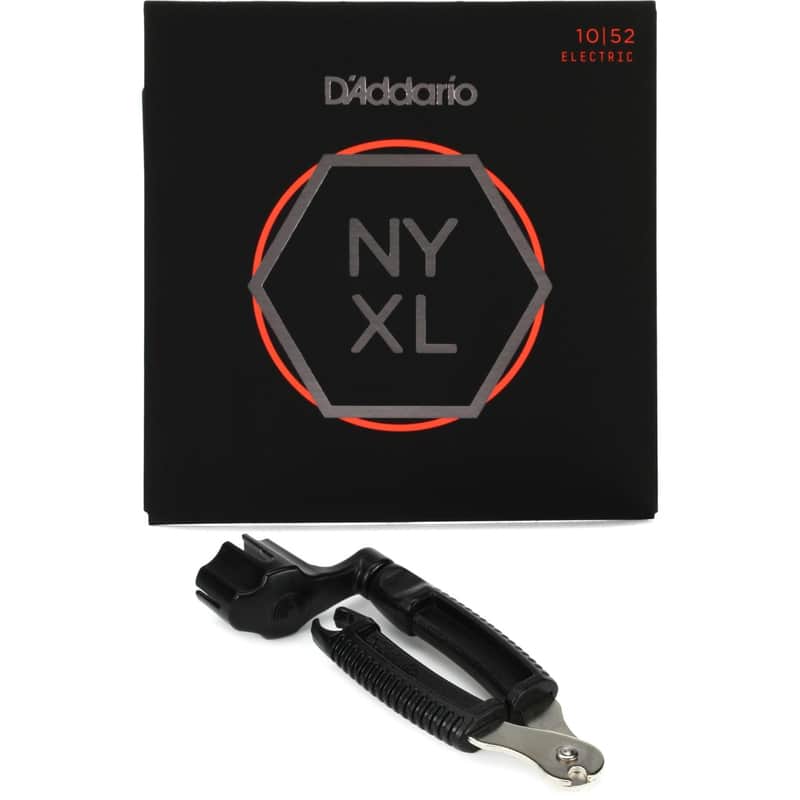 D'Addario NYXL1052 NYXL Nickel Wound Electric Guitar Strings - .010-.052 Light Top/Heavy Bottom with Peg Winder image 1