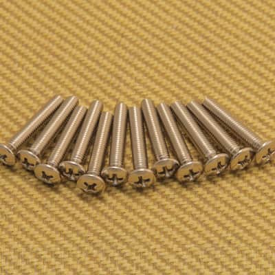 002-2244-049 (12) Genuine Fender Vintage Amplifier Amp Handle Mounting Screws