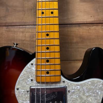 2024 Fender American Vintage II 1972 Tele Thinline 3-Color Sunburst w/case image 11