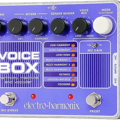 Electro-Harmonix Voice Box Vocal Harmony/Vocoder Vocal Effects Pedal image 2