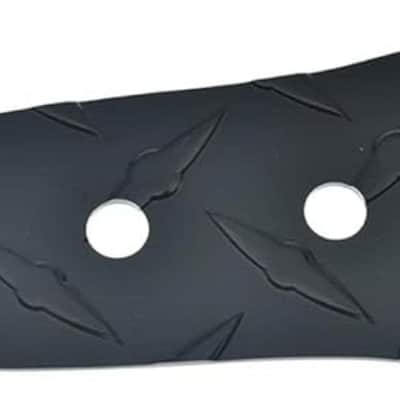 Jazz Style Bass Diamond Aluminum Pickguard & Control Plate - Black image 3