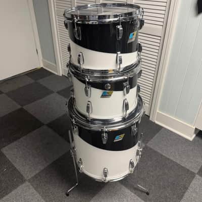 Ludwig Vistalite 3pc Tom Set Pattern E NiCe 1970’s - Acrylic image 1