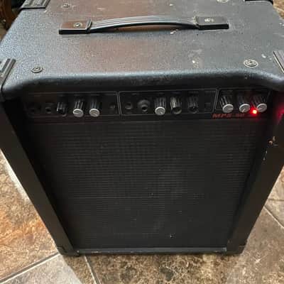 Radio Shack MPS-50 - Black Electric Guitar Amplifier - 2 Channel Radioshack Amp MPS50 32-2046 image 2
