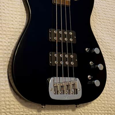 G&L USA ASAT Electric Bass Guitar - Jet Black image 5