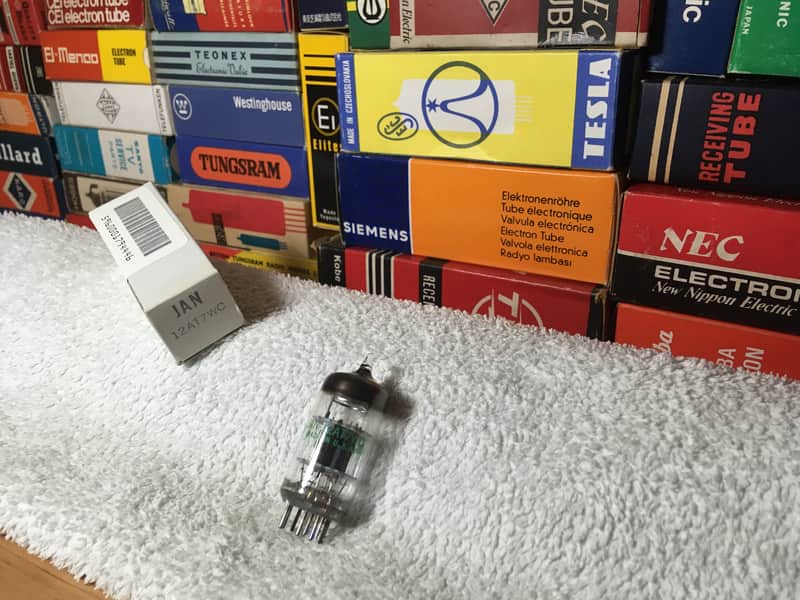 1 x NOS Military 12AT7WC 6201 Audio Tube ~ Premium Grade Low Noise ECC81 12AT7 ~ Neutral Tone Balanced Stage Musical Sweet Discreet Bass ~ Sony C800G PSU Upgrade image 1