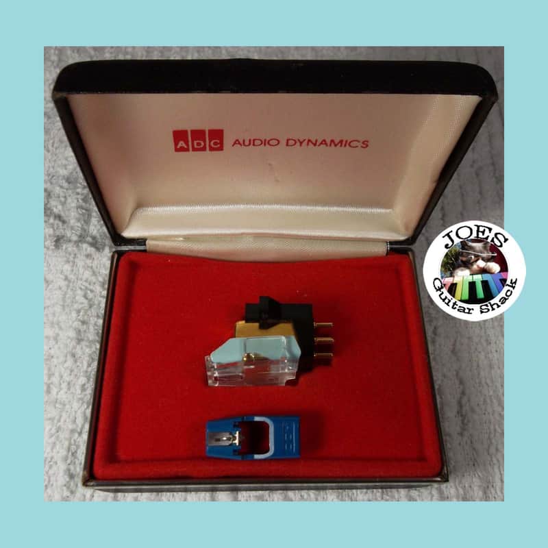 70's ADC QLN-II Highly Sought After Blue Gold Turntable Phono Cartridge Excellent Shape Original Stylus Plus Brand New ADC Elliptical Stylus - Comes with Screws Original Box Gorgeous Condition! image 1