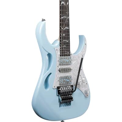 Ibanez PIA3761C-BLP Steve Vai Signature 6-String Solid Body Electric Guitar with Rosewood Fretboard, Right-Handed, Blue Powder image 6