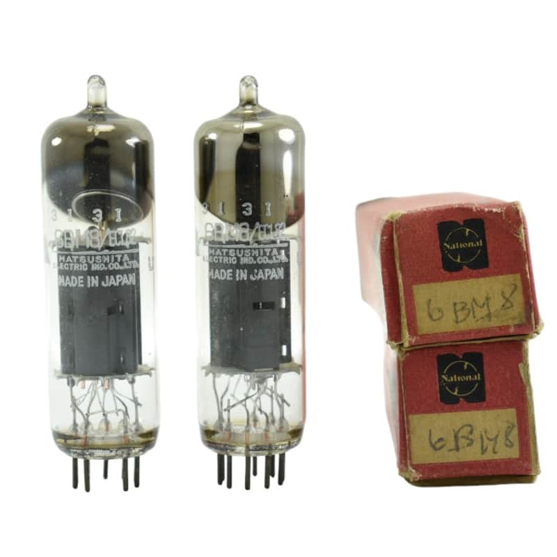 National 6BM8 NOS tubes pair image 1